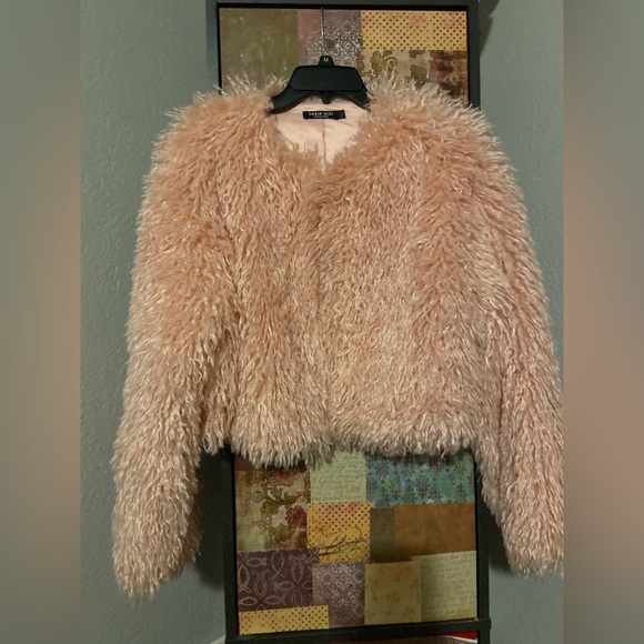 SHEIN Jackets & Blazers - Fuzzy Pink Jacket
